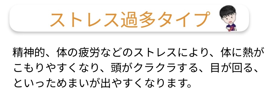 ストレス過多タイプ